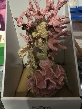 biOrb by Oase Pink Reef Aquarium Fish Tank Ornament NIB